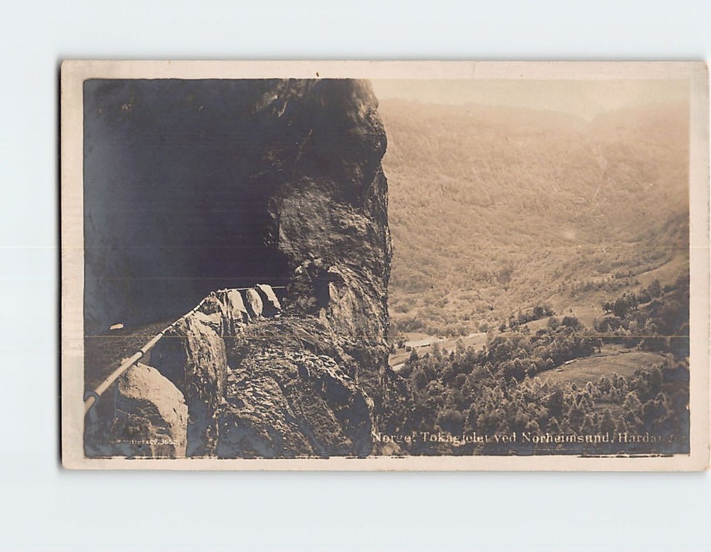 Postcard Tokagjelet ved Norheimsund Hardanger Norway