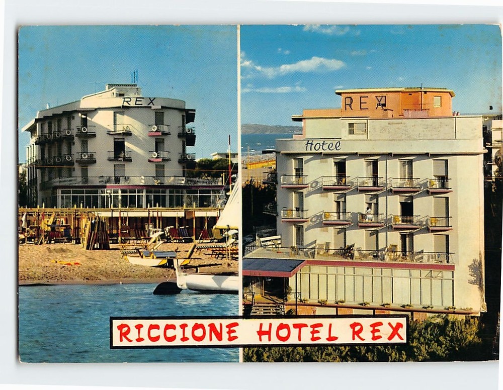 Postcard Hotel Rex Riccione Italy