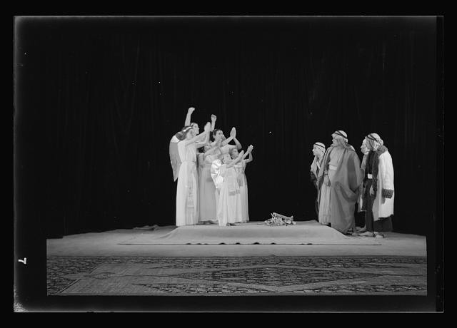 Photo:Y.M.C.A. Christmas Story Tableaux Shepherds 1930s
