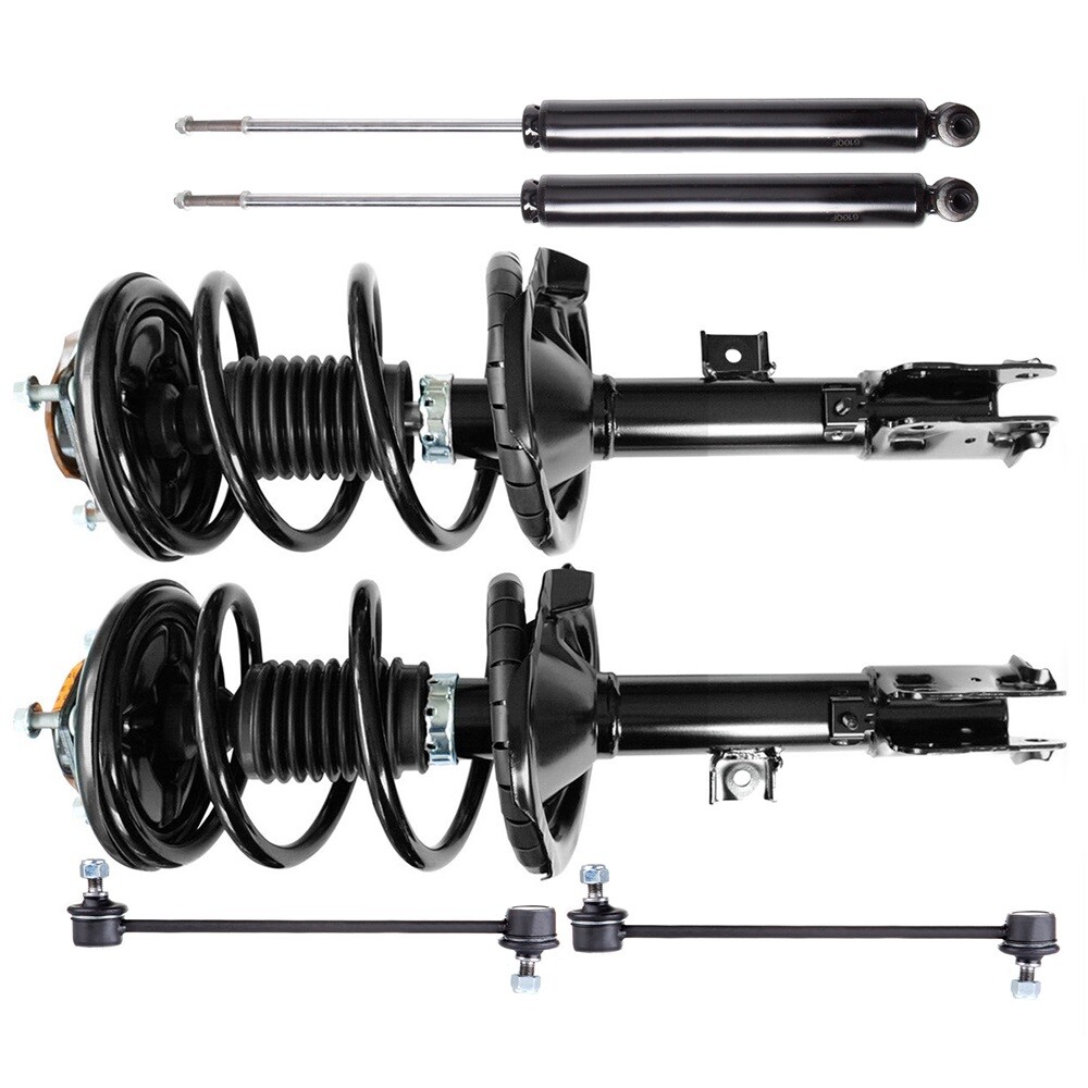 For Mitsubishi Outlander 08-13 Front Complete Struts + Rear Shock Suspension Kit