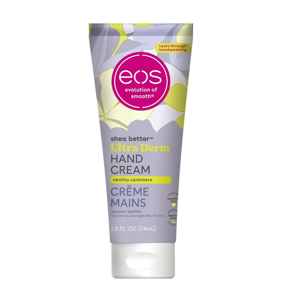 eos Shea Better Hand Cream Vanilla Cashmere 2.5 oz – Hydrating Hand Lotion for