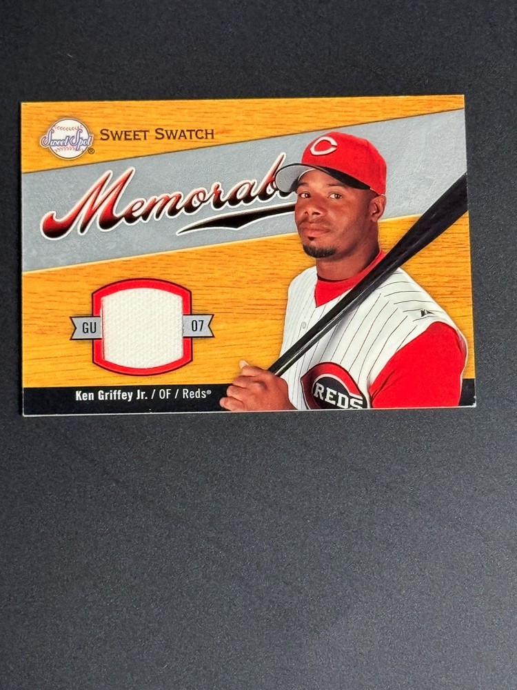 2007 Upper Deck Sweet Spot Ken Griffey Jr Game Used Jersey SW-KG Reds
