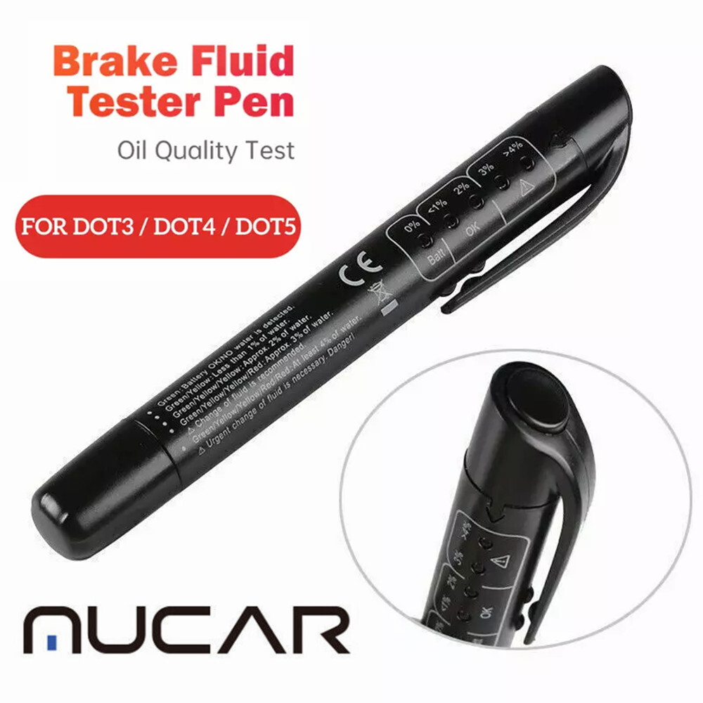 Auto Brake Fluid Liquid Oil Moisture Tester Pen For DOT3 DOT4  Car Testing Tool