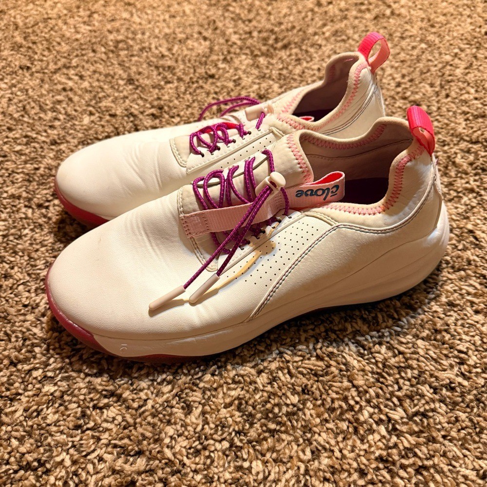 CLOVE Women's Nurse Shoes Sunset Fade White