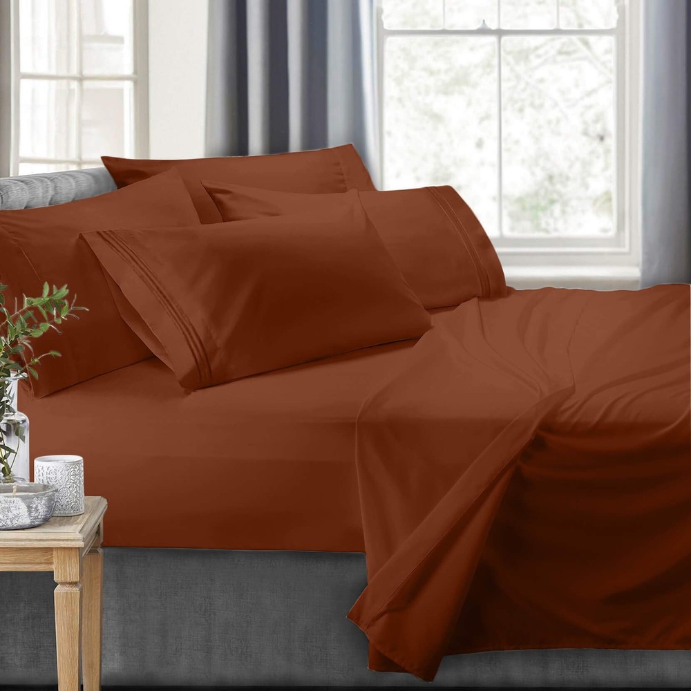 RV Queen Sheets, 6 Piece RV Sheets Set - Hotel Luxury Sheets for RV Bunks, Su...