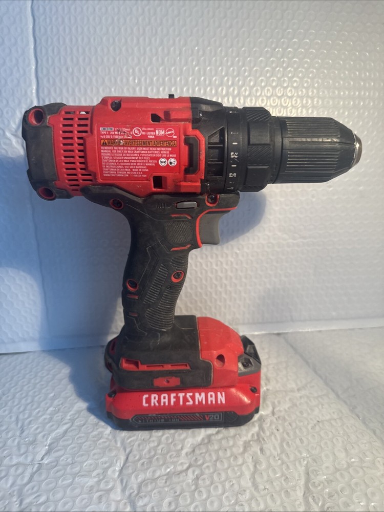 CRAFTSMAN CMCD700 20 V Cordless Drill with Battery
