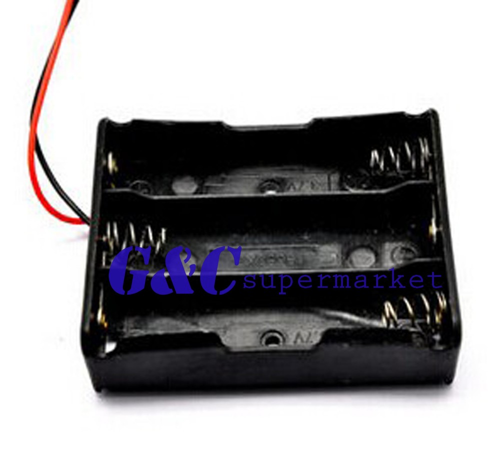 Battery Case Holder Storage Plastic Box 3*18650 Rechargeable Battery 3.7V