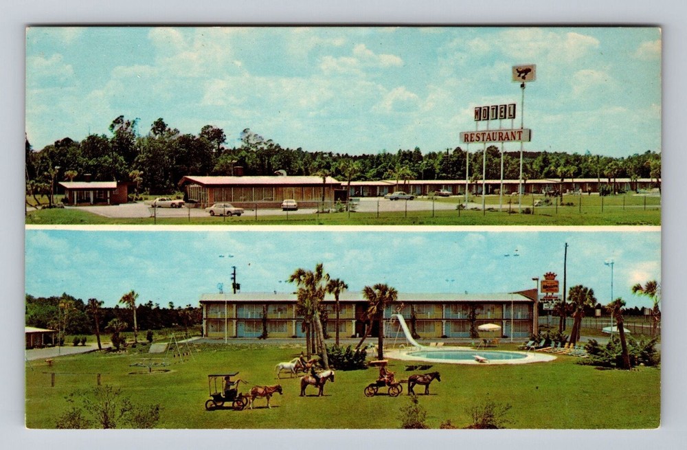 Ashburn GA-Georgia Ashburn Motor Inn Restaurant Vintage Postcard