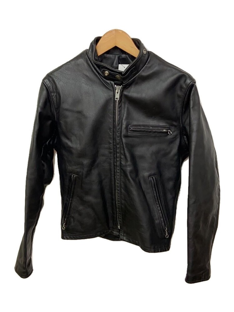 Schott Single Riders Jacket/36/-/Blk/Plain 3480