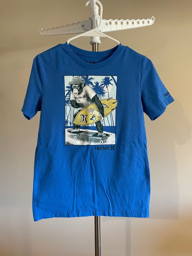 Boy's Hurley Short Sleeve T-Shirt Size L Pre-owned