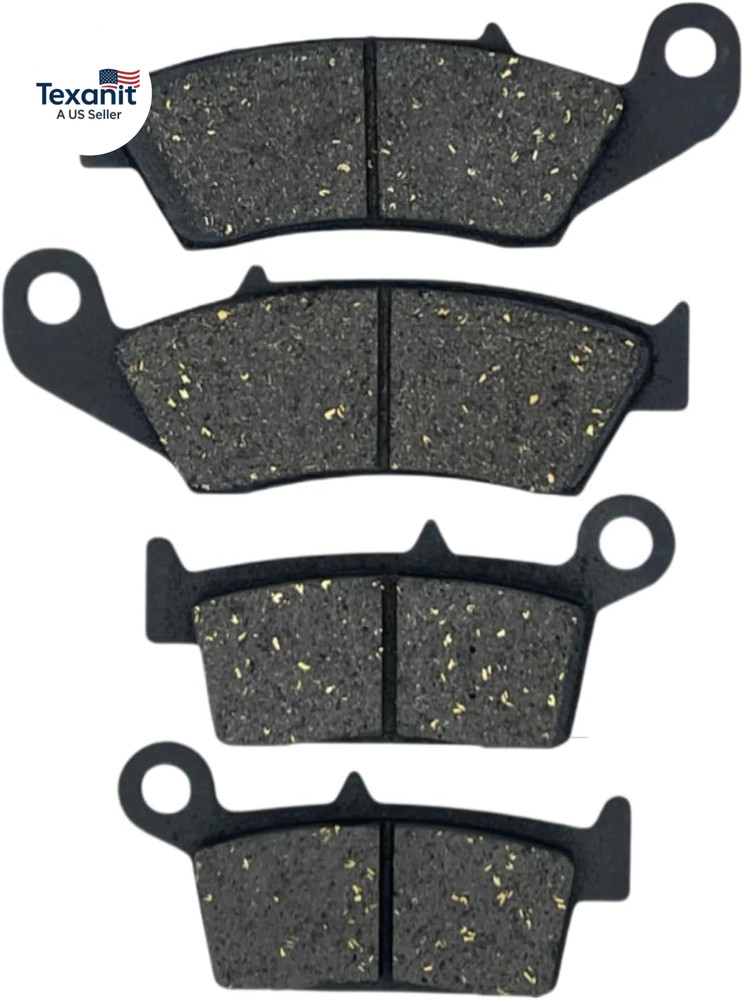 Front & Rear CR250 Brake Pads for Honda CR125 CR250 XR250 Yamaha YZ125 YZ250 WR2