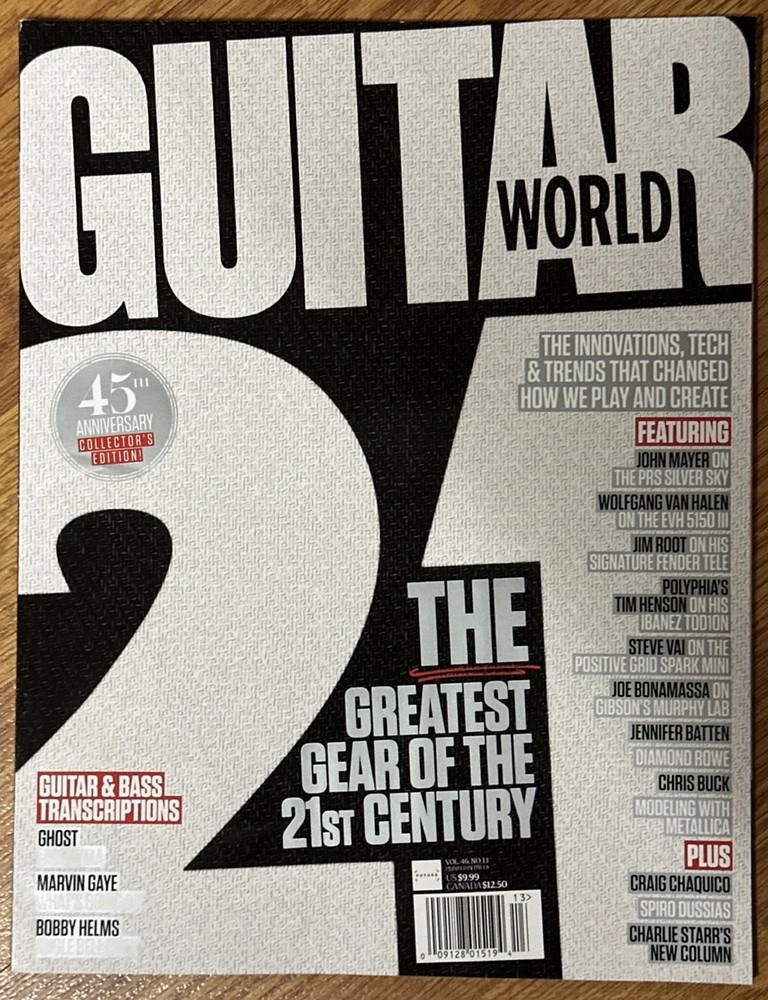 GUITAR WORLD MAGAZINE - HOLIDAY 2025 - 45th ANNIVERSARY John Mayer Van Halen