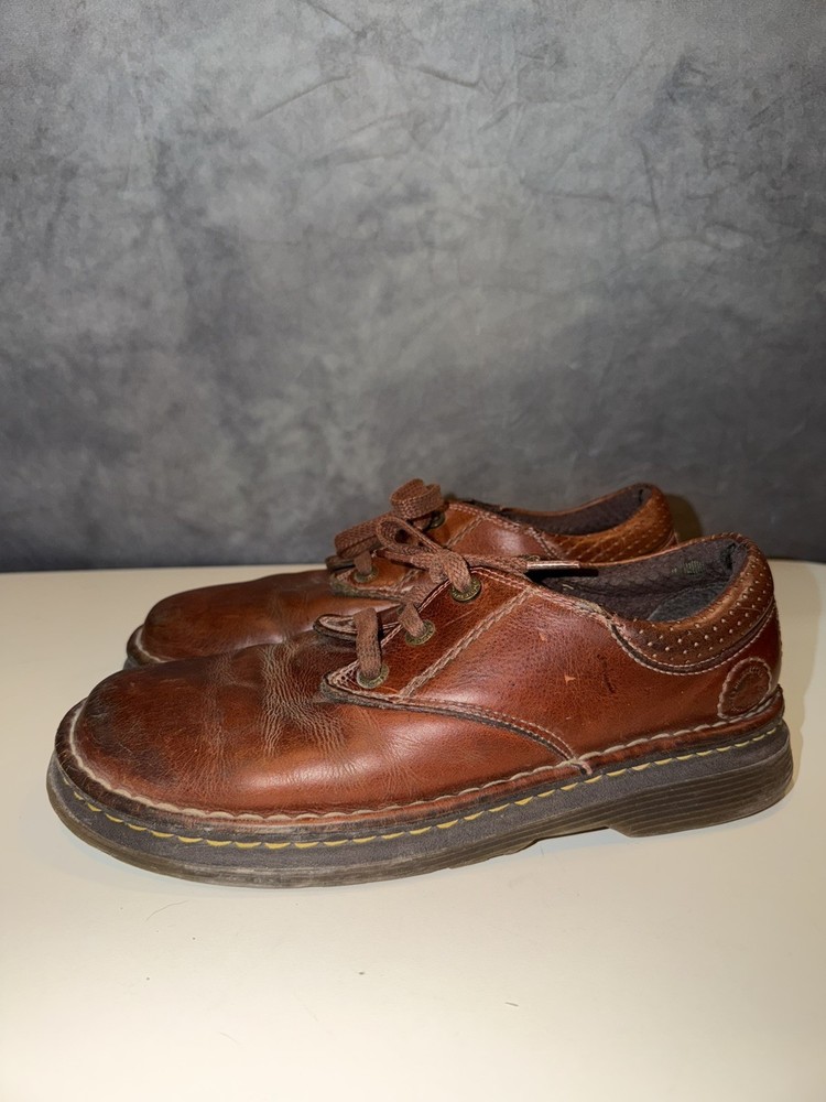 Dr Martens Mason Leather Lace Up Oxfords Shoes Brown Mens Size 10