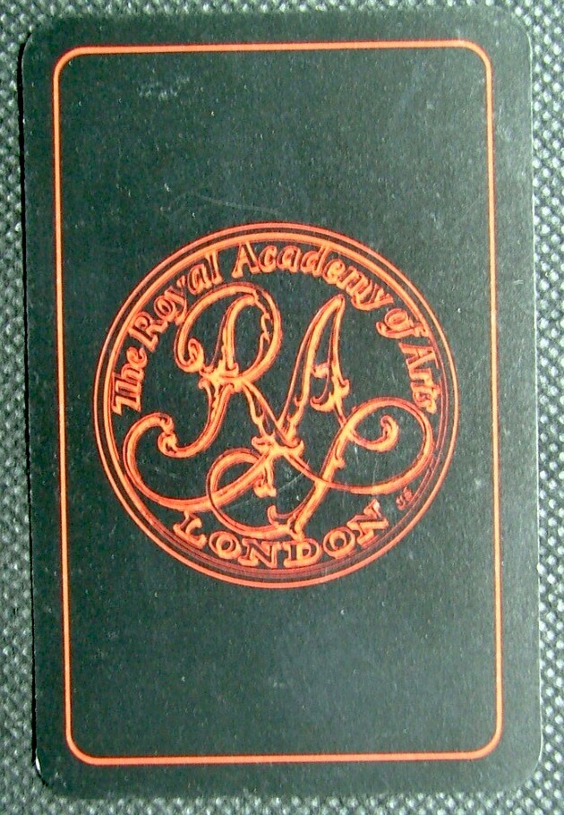 1 x Joker playing card single swap RA Royal Academy of Arts London R ZJ 619-image