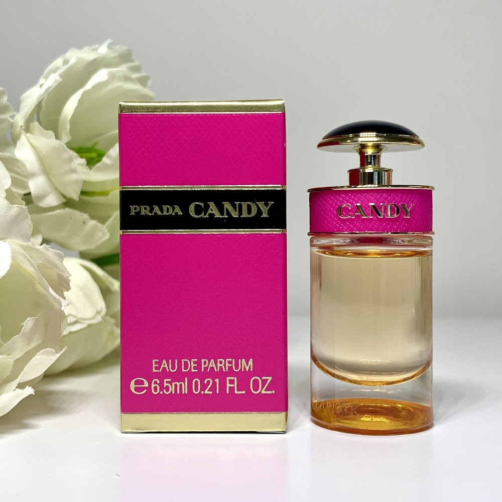 Prada Candy Eau de Parfum 0.21 oz/ 6.5 ml Mini Bottle Splash Women New In Box