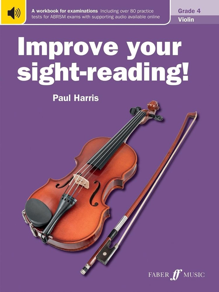 Improve your sight-reading! Violin Grade 4 by Paul Harris Paperback Book