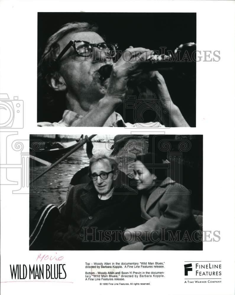 1998 Press Photo Woody Allen and Soon-Yi Previn in 