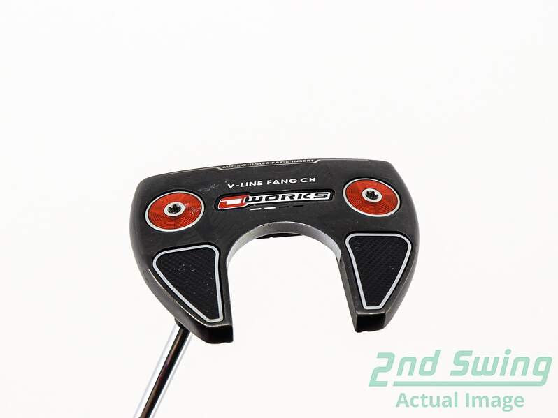 Odyssey O-Works V-Line Fang CH Putter Left-Handed 35 Inch Steel Shaft