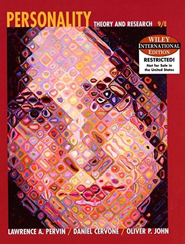 Personality: Theory and Research (9..., John, Oliver P.