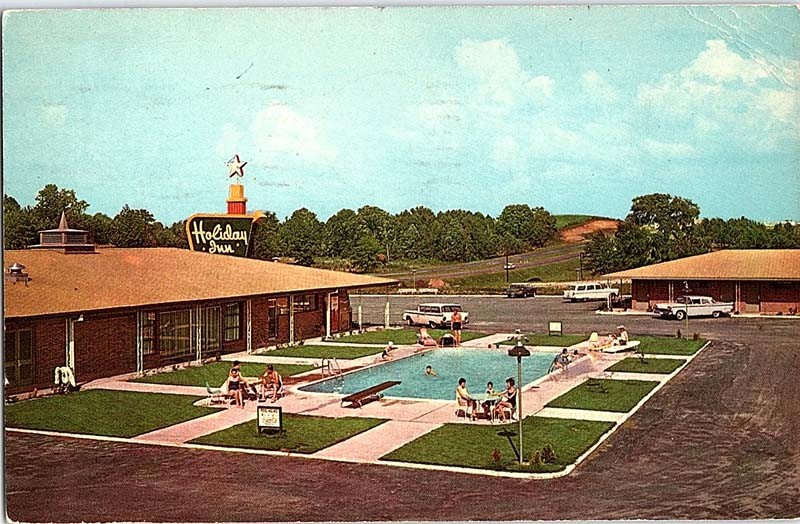 Postcard HOTEL SCENE Ozark Alabama AL m/09 AJ0972