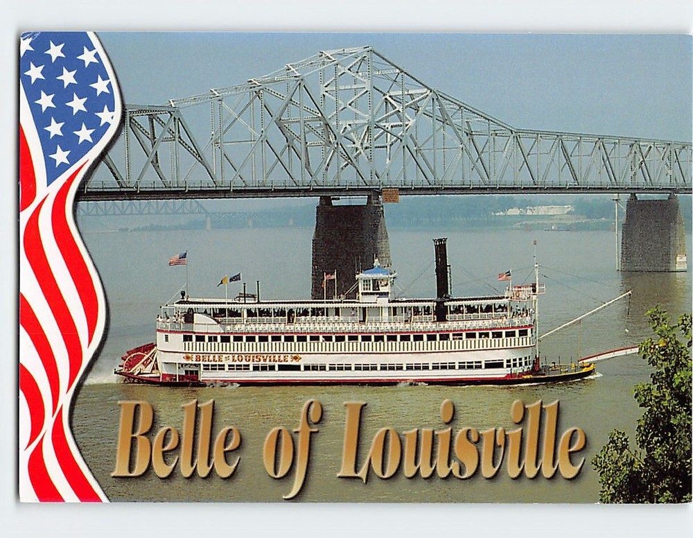 Postcard Belle of Louisville Steamboat
