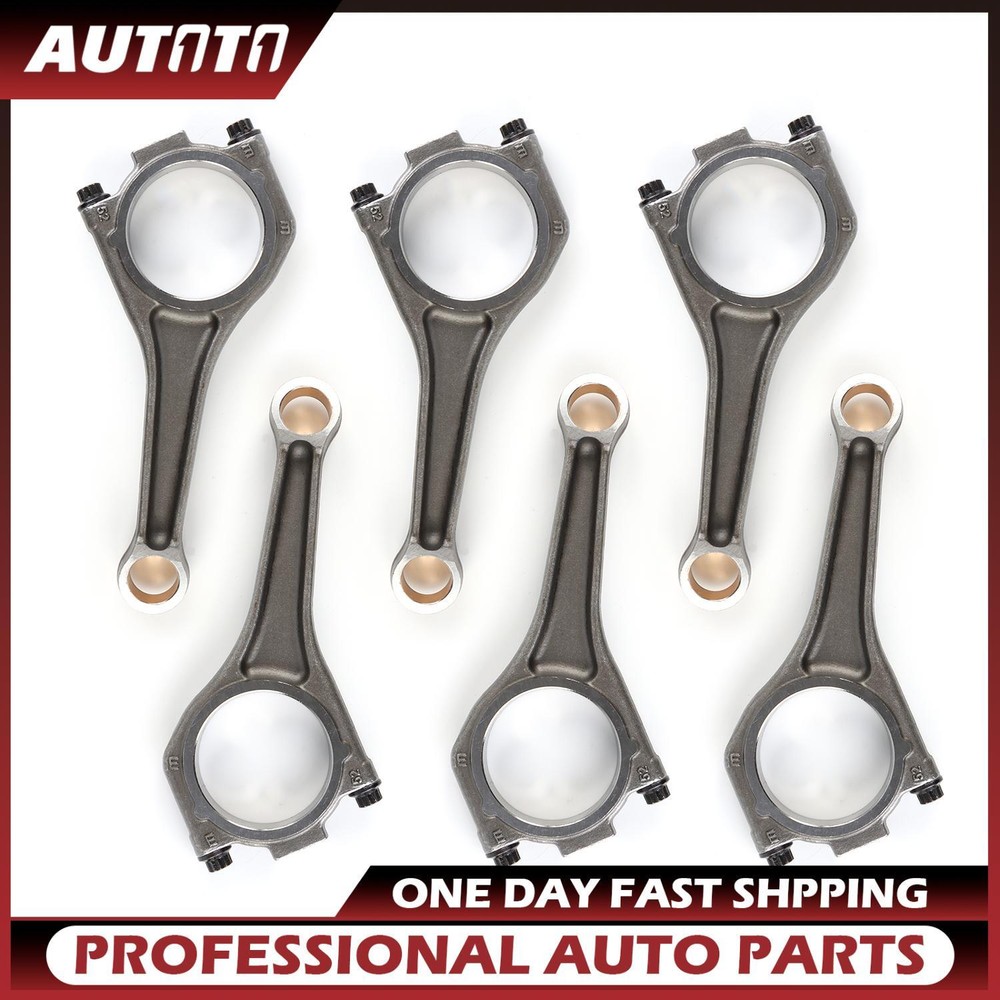 6PCS New AJ126 V6 Engine Connecting Rod for Jaguar Land Rover Range Rover 3.0L