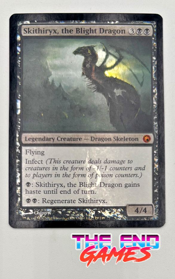MTG FOIL Skithiryx, the Blight Dragon Scars of Mirrodin Magic the Gathering HP