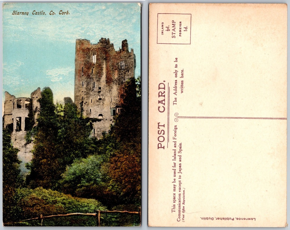 Blarney Castle Cork Ireland Postcard