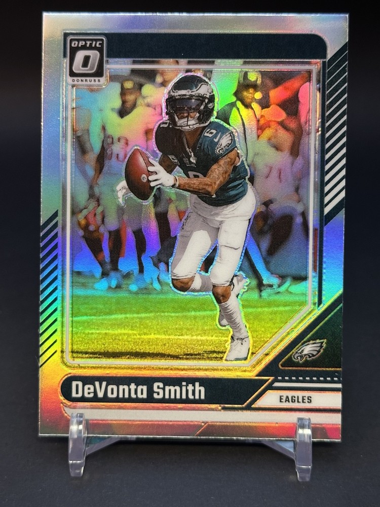 2024 Donruss Optic - Devonta Smith #161 Silver Holo Prizm