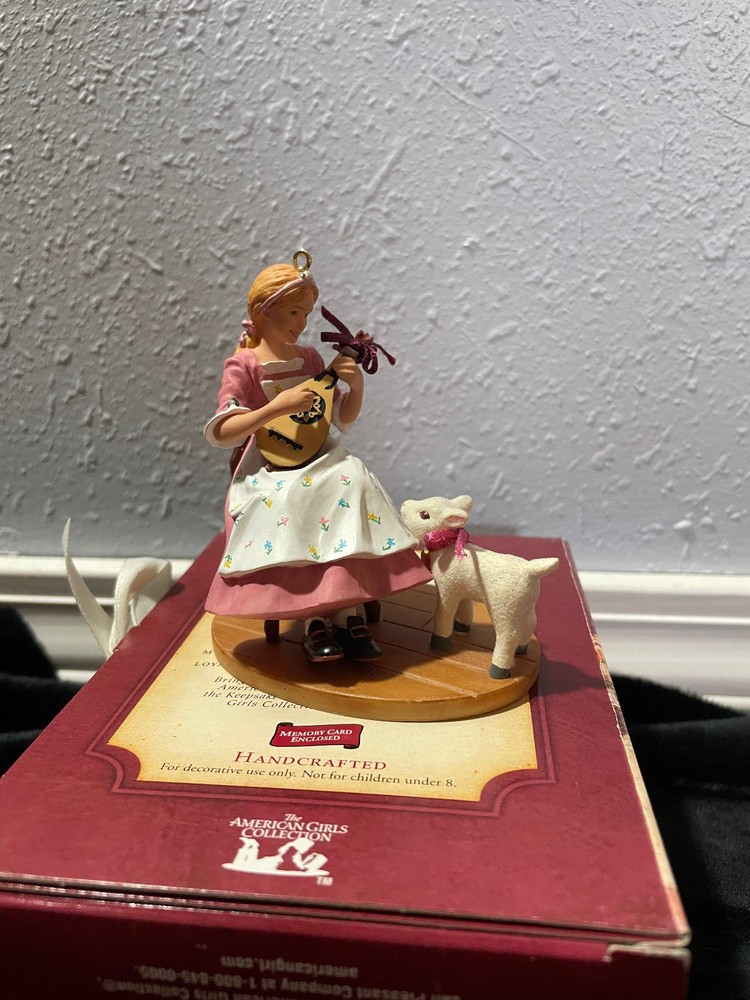 Hallmark Keepsake American Girl  Felicity Ornament Spring Pinafore Outfit IOB