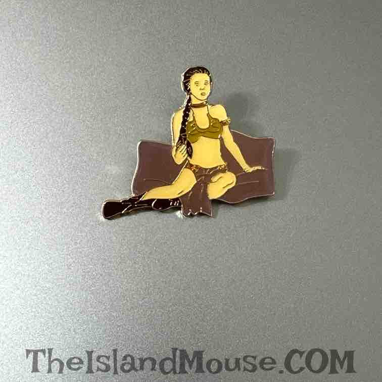 Vintage Disney Star Wars Princess Leia as Jabba the Hut's Slave Pin (U7:50201)