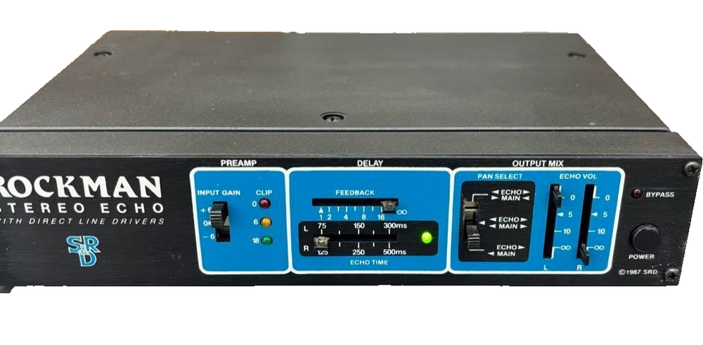 Vintage Rockman Rockmodule Stereo Echo Effects Processor Delay Tom Scholz SR&D