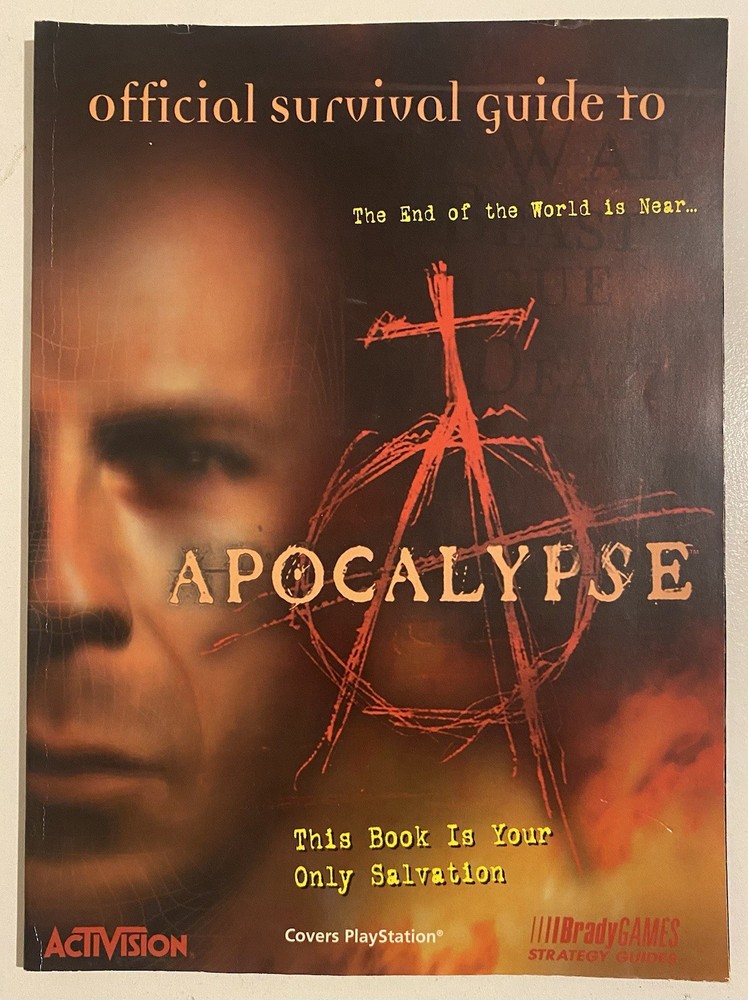 Official Guide to Apocalypse RARE PlayStation Video Strategy Game Book