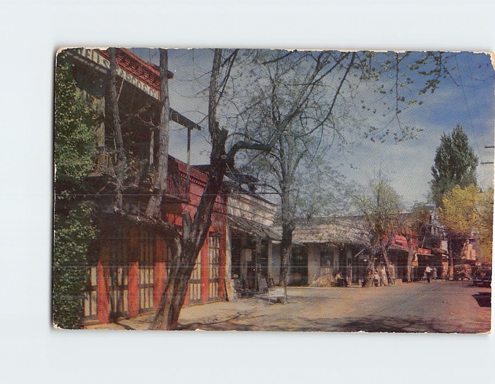 Postcard Wells-Fargo Office in Columbia California USA