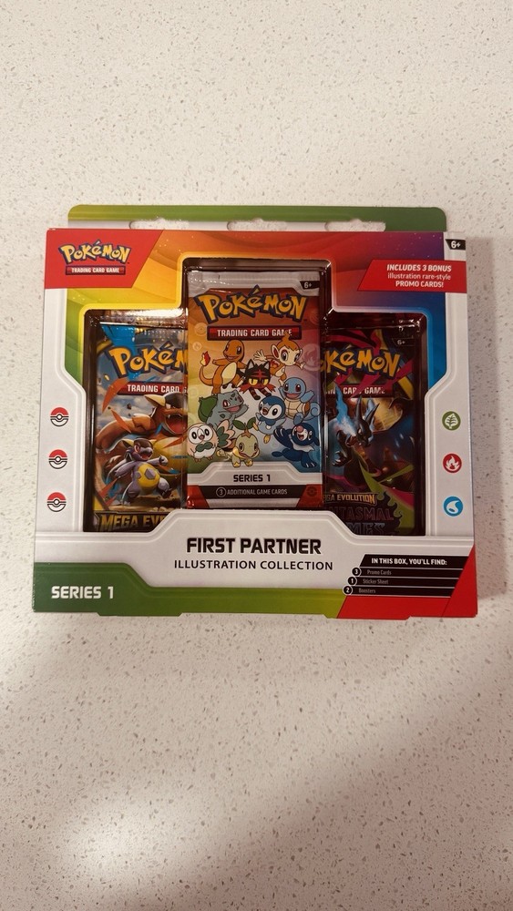 Pokémon First Partner Illustration Collection Series - NEW/FACTORY SEALED