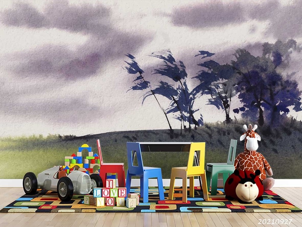 3D Landscape Oil Painting Wall Murals Wallpaper Murals Wall Sticker 10