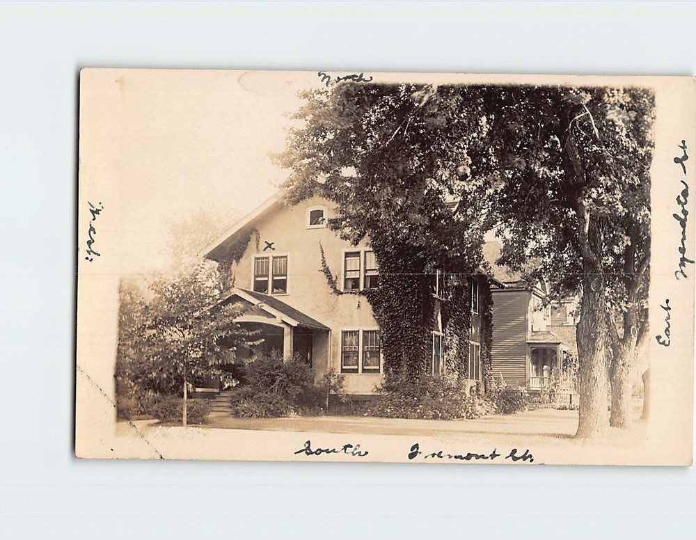 Postcard House Trees Scenery Picture