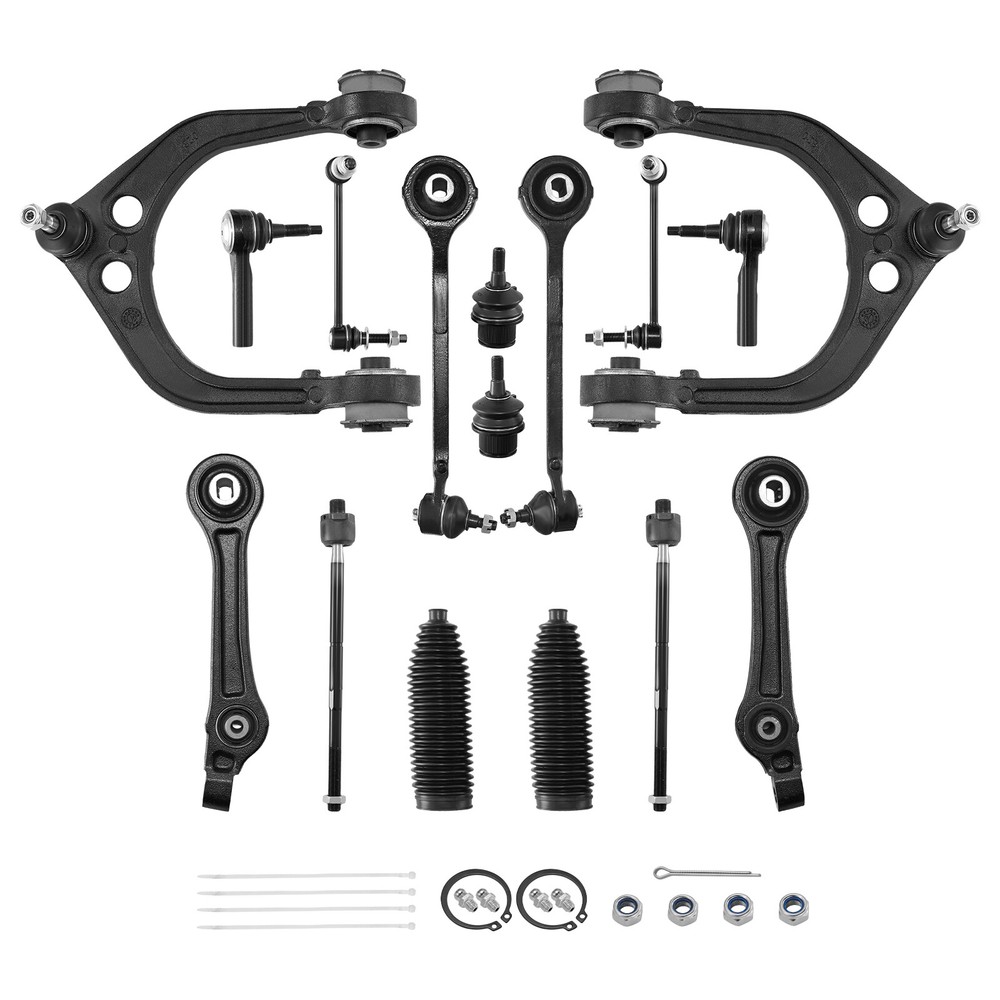16pc Suspension Kit for Dodge Charger Magnum 300 Front Control Arms Tie Rods Sway Bar