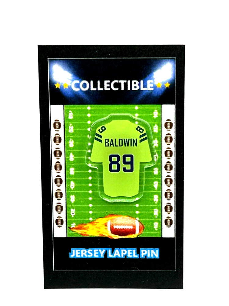 Seattle Seahawks Doug Baldwin Jersey Lapel Pin Classic Collectible Free Shipping