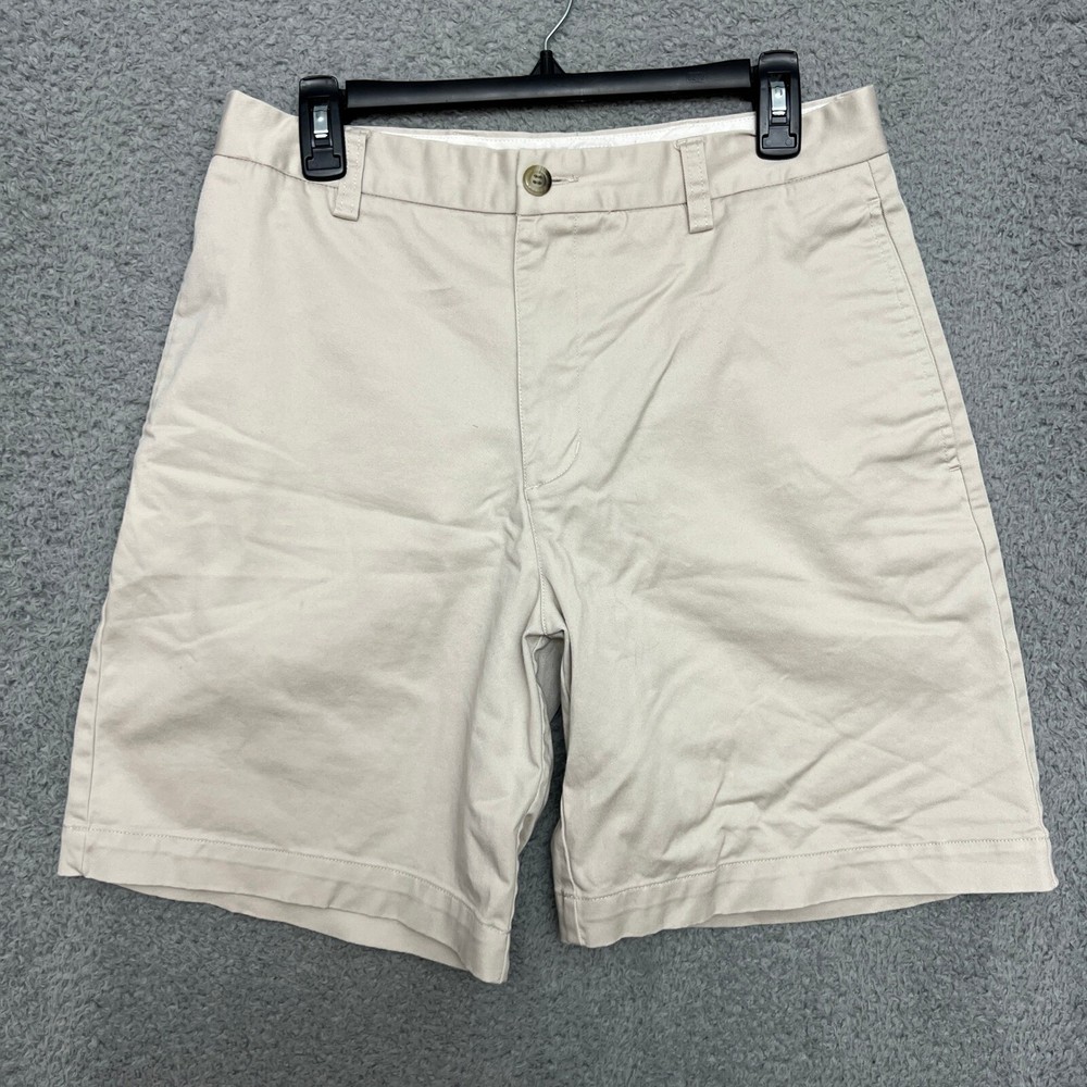 Adidas Shorts Mens 32 Beige Golf Performance Stretch Flat Front Casual Office