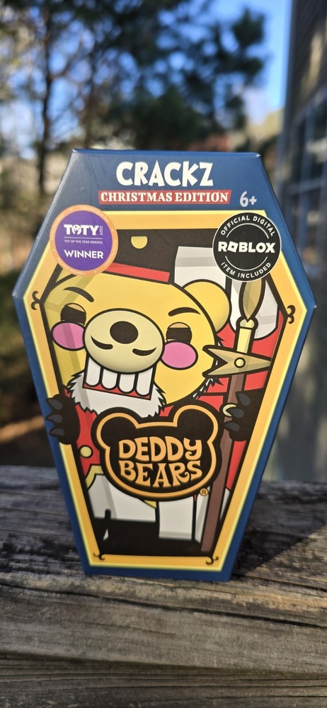 Deddy Bears CRACKZ Christmas Edition Plush with ROBLOX CODE