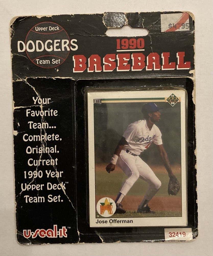 1990 Upper Deck Dodgers U-Seal-It Team Set Factory Sealed Unopened Complete