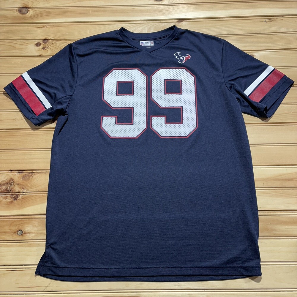 Houston Texans JJ Watt #99 Jersey Shirt NFL Team Apparel Size XL Blue