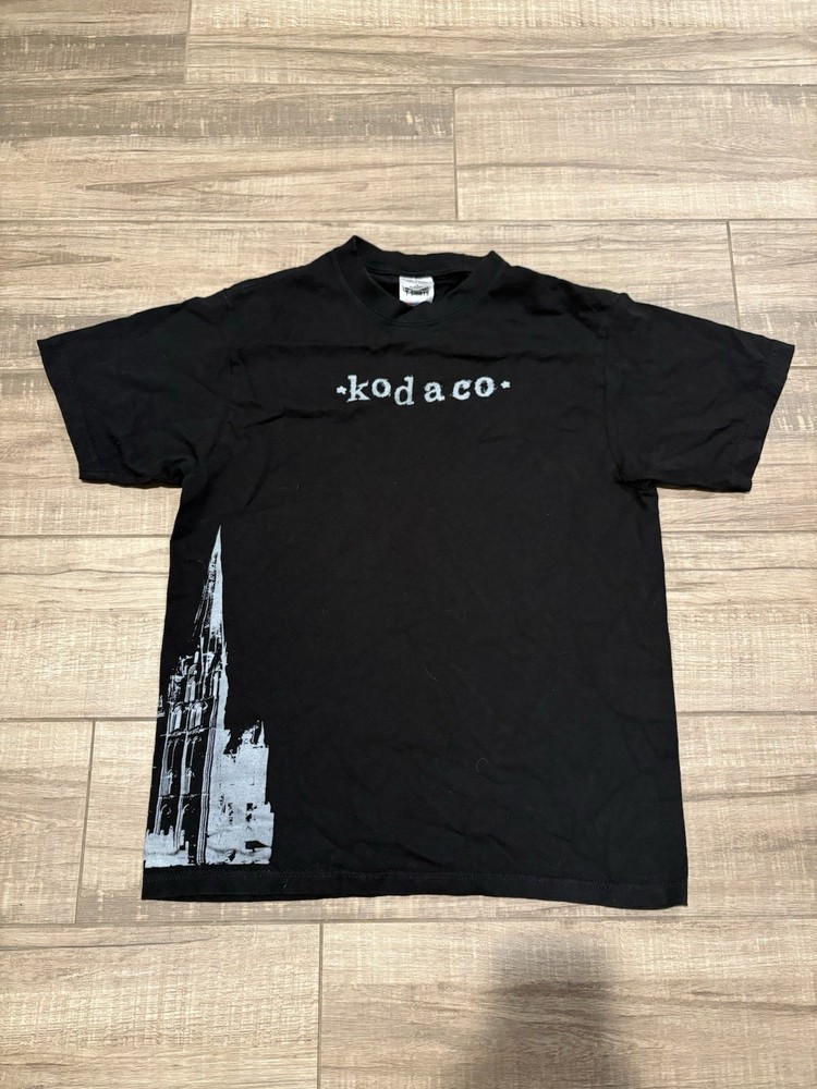 Vintage Heavy Fit Y2K Skate Wear Large Black Shirt