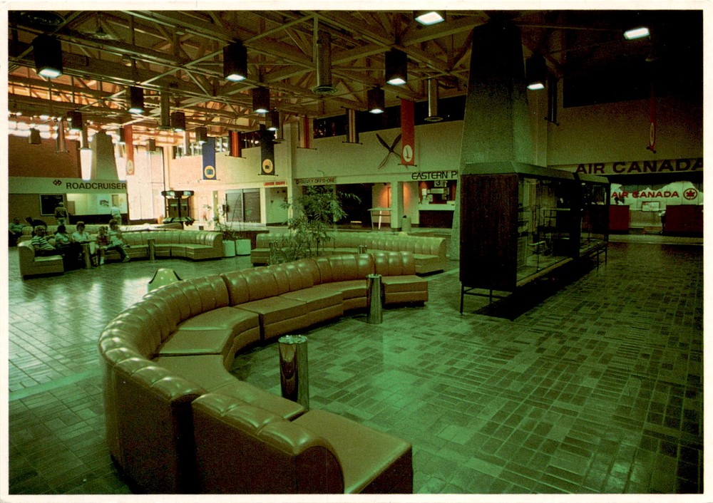 Gander, Newfoundland, Canada, Main Lobby, J. Byrne, ATKINSON MARKETING Postcard