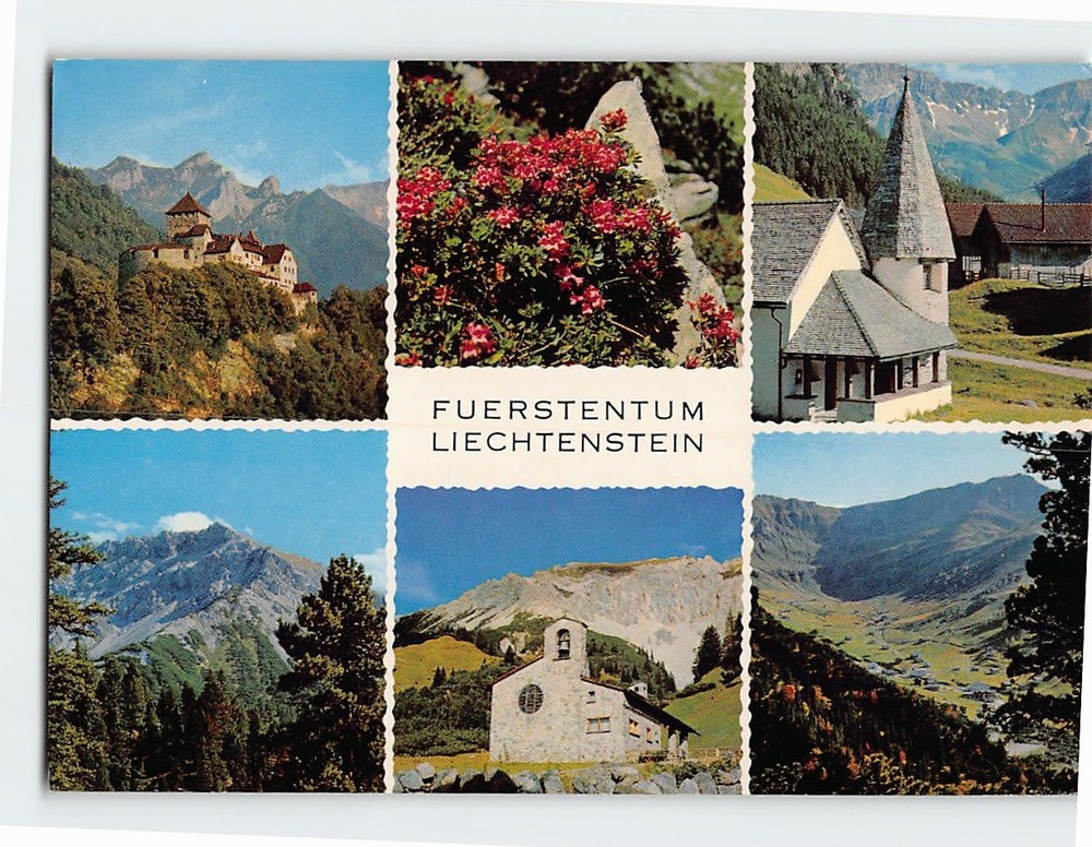 Postcard Scenes & Views Liechtenstein