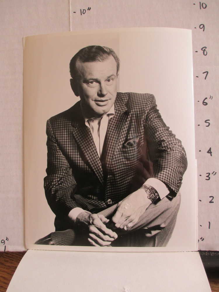 1962 NBC Tonight Show Jack Paar seated legs crossed peacock logo