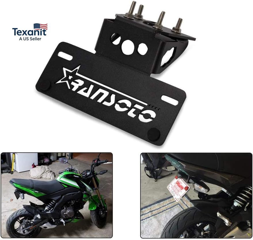 Motorcycle Z125 Fender Eliminator Kits License Plate Holder Compatible with 2015