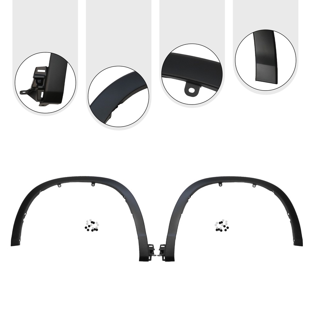 Front Right Left Fender Trim Flare Side Molding Fits 2014-2017 Toyota Highlander