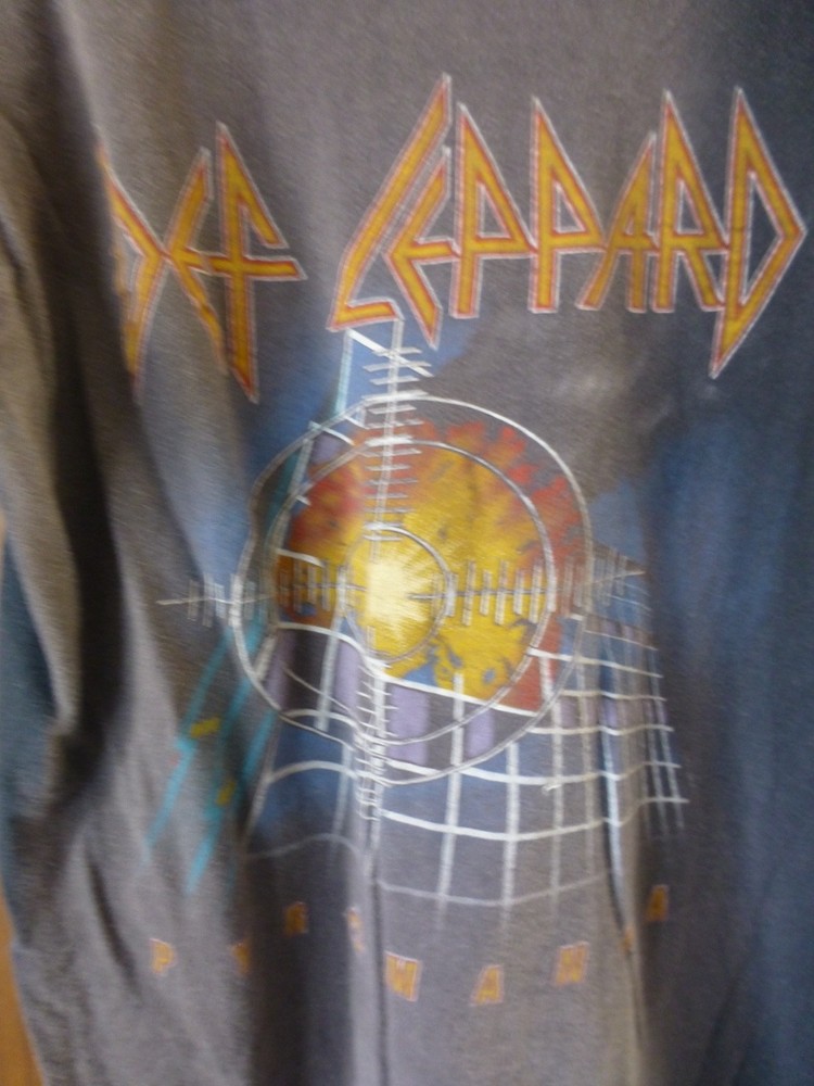 Authentic Vintage Def Leppard Pyromania 1983 Concert T-shirt